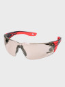 BOLLE Okulary Ochronne BHP RUSH+ 2.0 Copper strzeleckie przydymione szkła czarno-czerwone