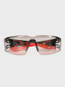 BOLLE Okulary Ochronne BHP RUSH+ 2.0 Copper strzeleckie przydymione szkła czarno-czerwone