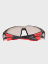 BOLLE Okulary Ochronne BHP RUSH+ 2.0 Copper strzeleckie przydymione szkła czarno-czerwone