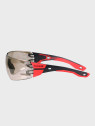 BOLLE Okulary Ochronne BHP RUSH+ 2.0 Copper strzeleckie przydymione szkła czarno-czerwone