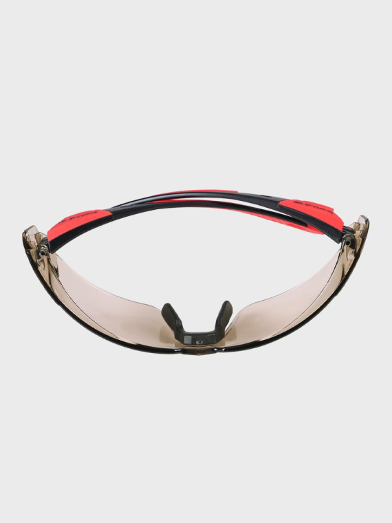 BOLLE Okulary Ochronne BHP RUSH+ 2.0 Copper strzeleckie przydymione szkła czarno-czerwone