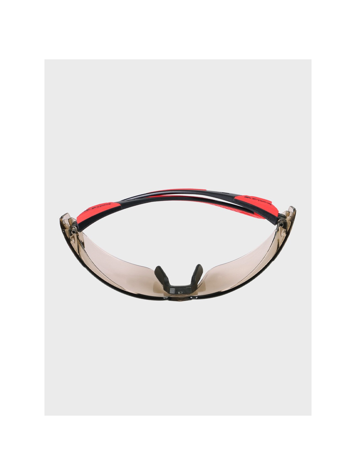 BOLLE Okulary Ochronne BHP RUSH+ 2.0 Copper strzeleckie przydymione szkła czarno-czerwone
