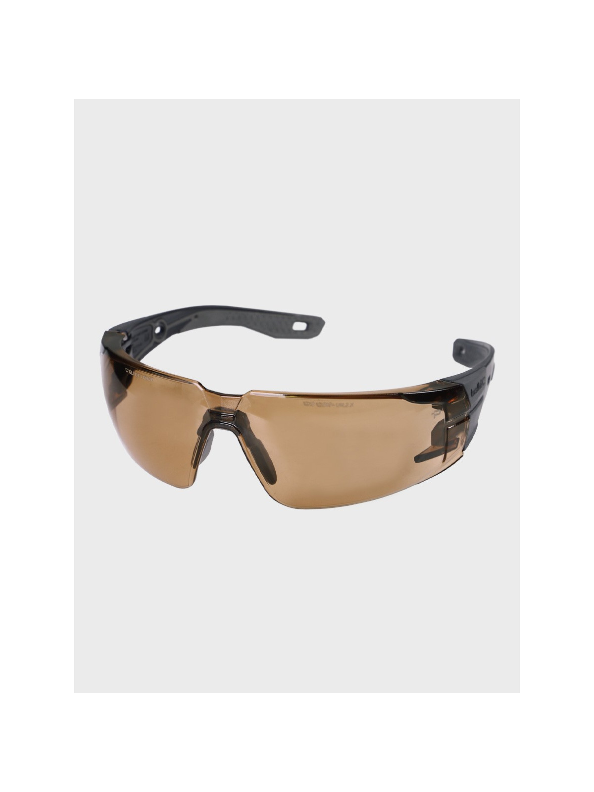 BOLLE Okulary ochronne BHP RUSH+ 2.0 przyciemniane szkła czarno-szare