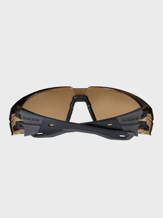 BOLLE Okulary ochronne BHP RUSH+ 2.0 przyciemniane szkła czarno-szare
