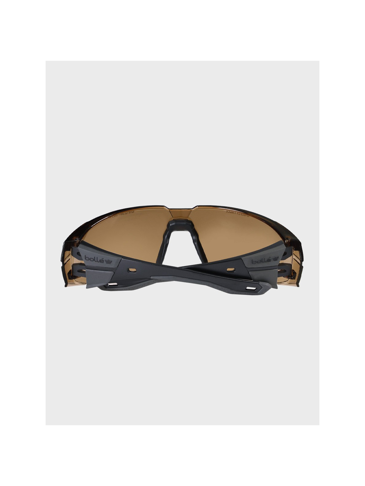 BOLLE Okulary ochronne BHP RUSH+ 2.0 przyciemniane szkła czarno-szare