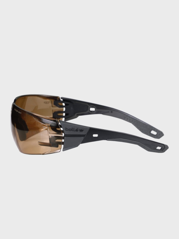 BOLLE Okulary ochronne BHP RUSH+ 2.0 przyciemniane szkła czarno-szare