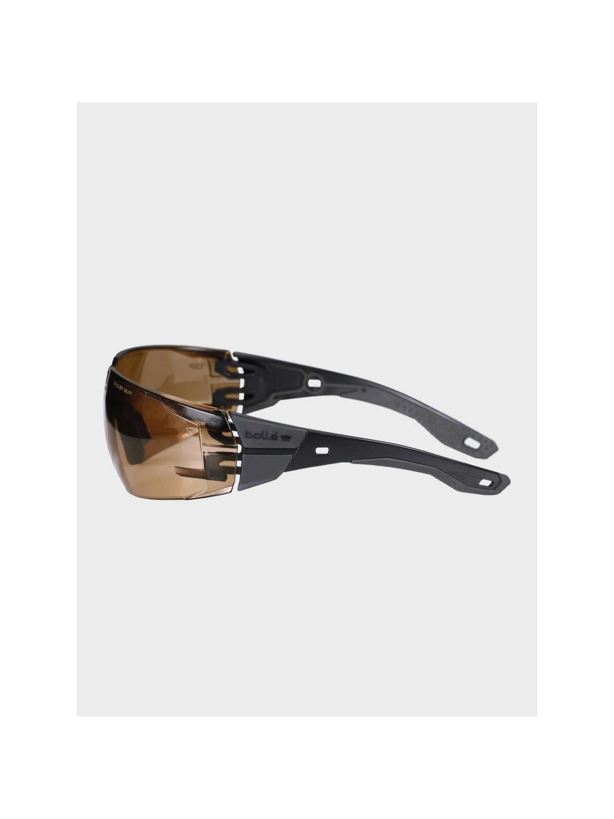 BOLLE Okulary ochronne BHP RUSH+ 2.0 przyciemniane szkła czarno-szare