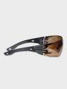 BOLLE Okulary ochronne BHP RUSH+ 2.0 przyciemniane szkła czarno-szare