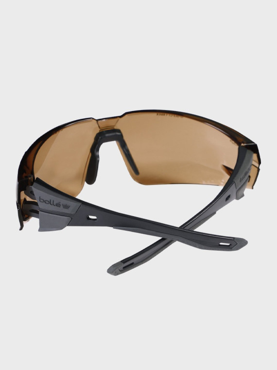 BOLLE Okulary ochronne BHP RUSH+ 2.0 przyciemniane szkła czarno-szare