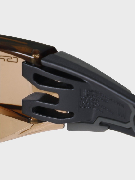 BOLLE Okulary ochronne BHP RUSH+ 2.0 przyciemniane szkła czarno-szare
