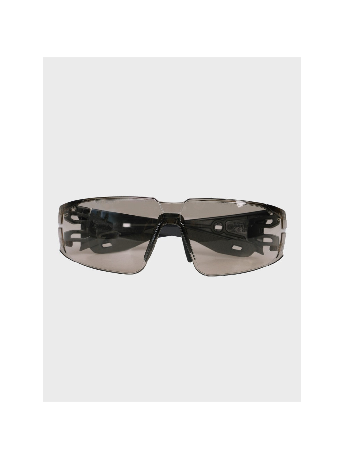 BOLLE Okulary Ochronne BHP RUSH+ 2.0 Copper strzeleckie przydymione szkła czarno-szare