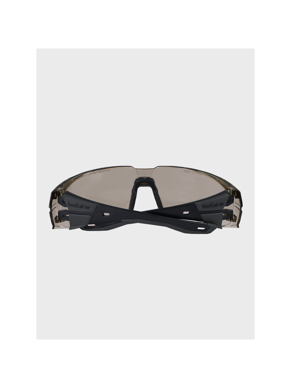BOLLE Okulary Ochronne BHP RUSH+ 2.0 Copper strzeleckie przydymione szkła czarno-szare