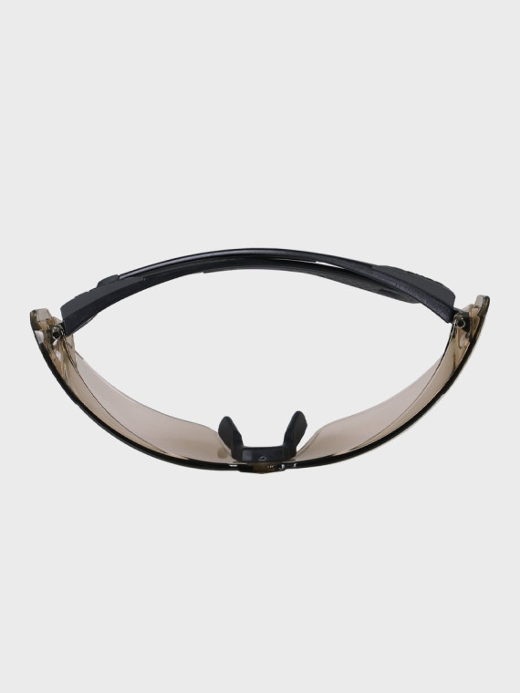 BOLLE Okulary Ochronne BHP RUSH+ 2.0 Copper strzeleckie przydymione szkła czarno-szare