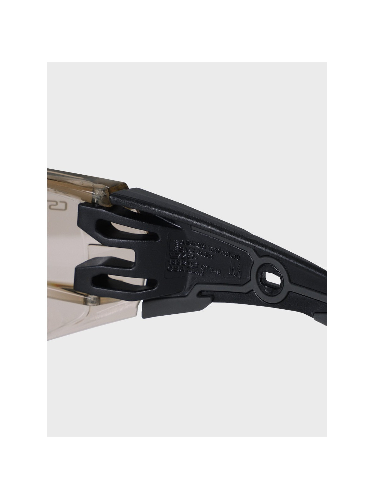 BOLLE Okulary Ochronne BHP RUSH+ 2.0 Copper strzeleckie przydymione szkła czarno-szare