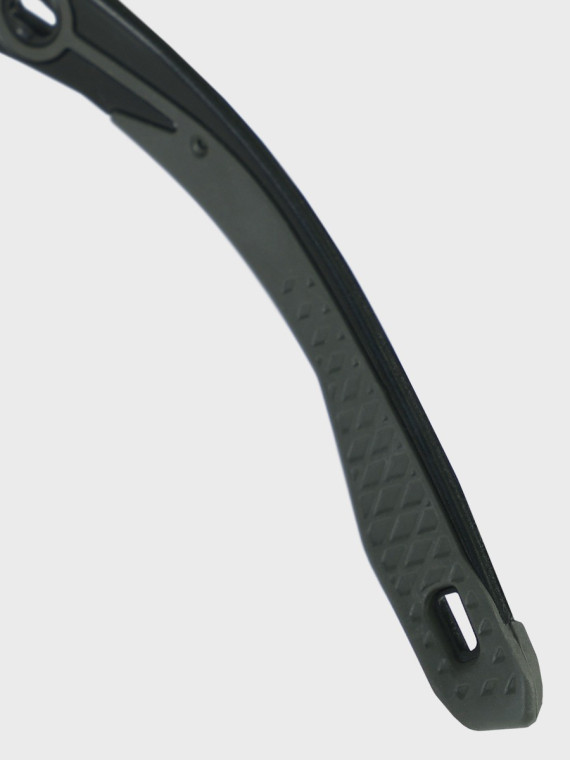 BOLLE Okulary Ochronne BHP RUSH+ 2.0 Copper strzeleckie przydymione szkła czarno-szare