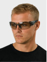BOLLE Okulary Ochronne BHP RUSH+ 2.0 Copper strzeleckie przydymione szkła czarno-szare
