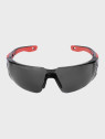 BOLLE Okulary Ochronne BHP RUSH+ 2.0 przydymione szkła Czarno-Czerwone