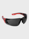 BOLLE Okulary Ochronne BHP RUSH+ 2.0 przydymione szkła Czarno-Czerwone