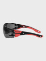 BOLLE Okulary Ochronne BHP RUSH+ 2.0 przydymione szkła Czarno-Czerwone