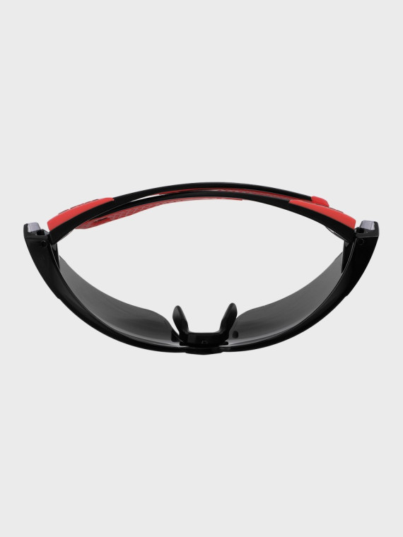 BOLLE Okulary Ochronne BHP RUSH+ 2.0 przydymione szkła Czarno-Czerwone