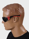 BOLLE Okulary Ochronne BHP RUSH+ 2.0 przydymione szkła Czarno-Czerwone