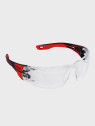 BOLLE Okulary Ochronne BHP RUSH+ 2.0 przezroczyste szkła Czarno-Czerwone 