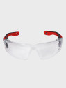 BOLLE Okulary Ochronne BHP RUSH+ 2.0 przezroczyste szkła Czarno-Czerwone 