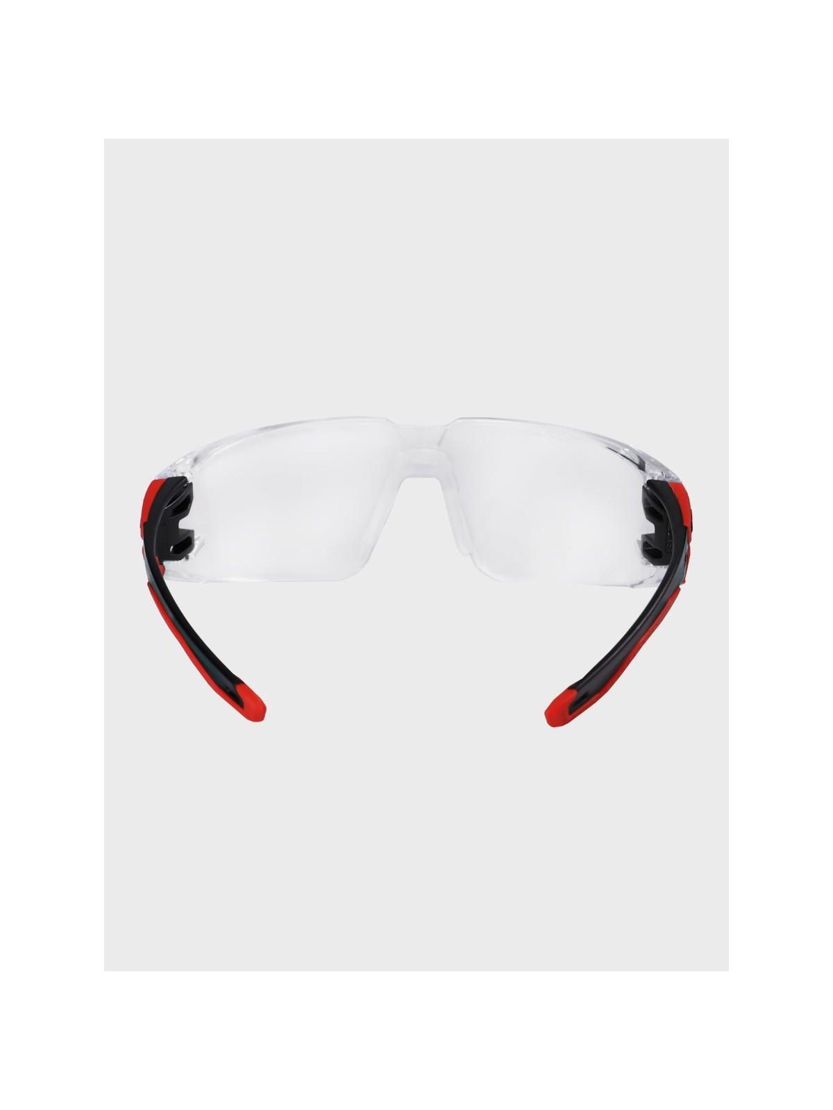 BOLLE Okulary Ochronne BHP RUSH+ 2.0 przezroczyste szkła Czarno-Czerwone 