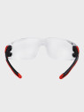 BOLLE Okulary Ochronne BHP RUSH+ 2.0 przezroczyste szkła Czarno-Czerwone 