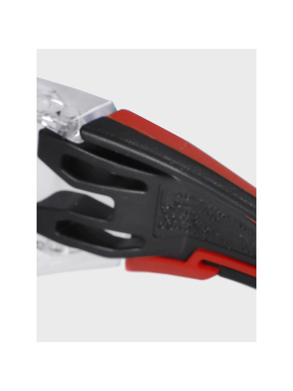 BOLLE Okulary Ochronne BHP RUSH+ 2.0 przezroczyste szkła Czarno-Czerwone 