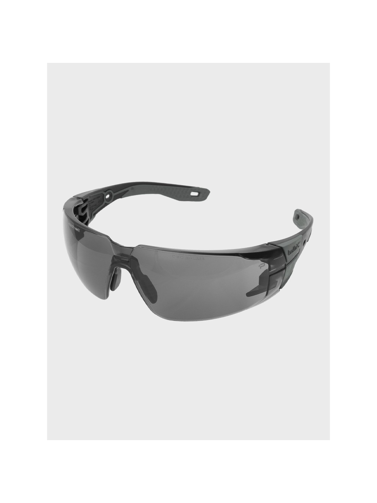 BOLLE Okulary Ochronne BHP RUSH+ 2.0 przydymione szkła Czarno-Szare