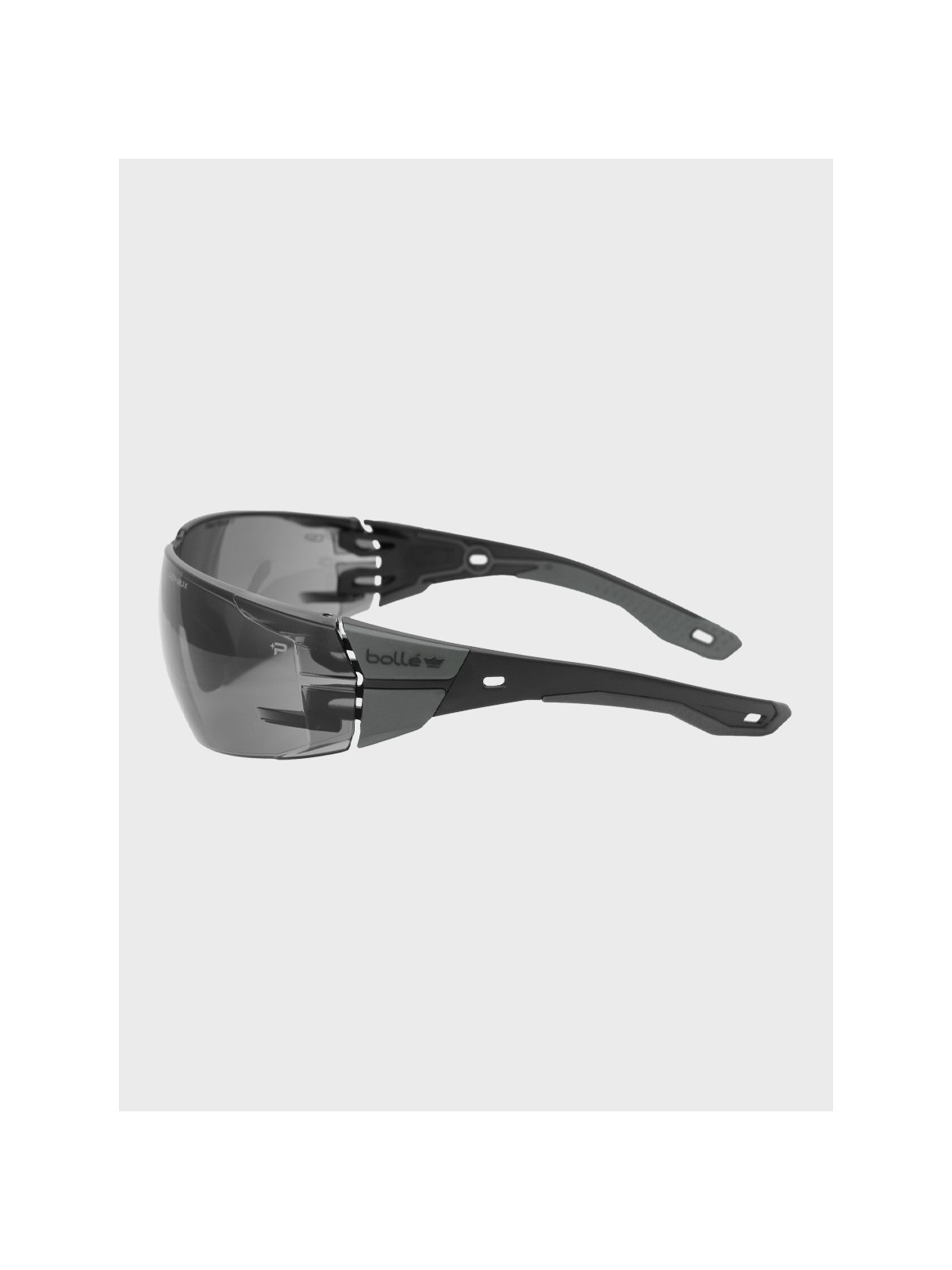 BOLLE Okulary Ochronne BHP RUSH+ 2.0 przydymione szkła Czarno-Szare