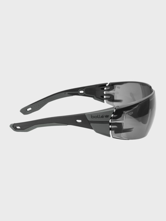 BOLLE Okulary Ochronne BHP RUSH+ 2.0 przydymione szkła Czarno-Szare
