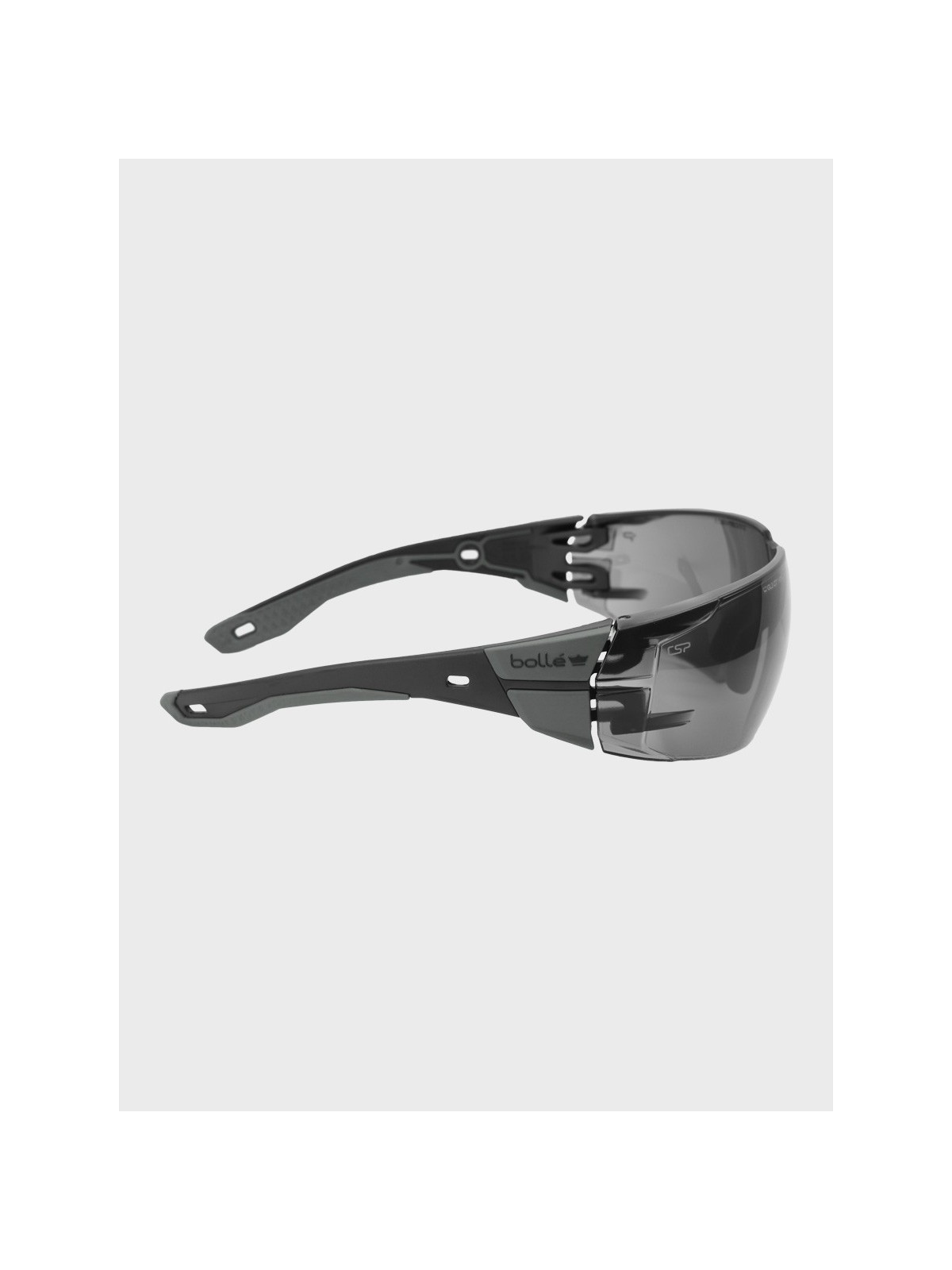 BOLLE Okulary Ochronne BHP RUSH+ 2.0 przydymione szkła Czarno-Szare