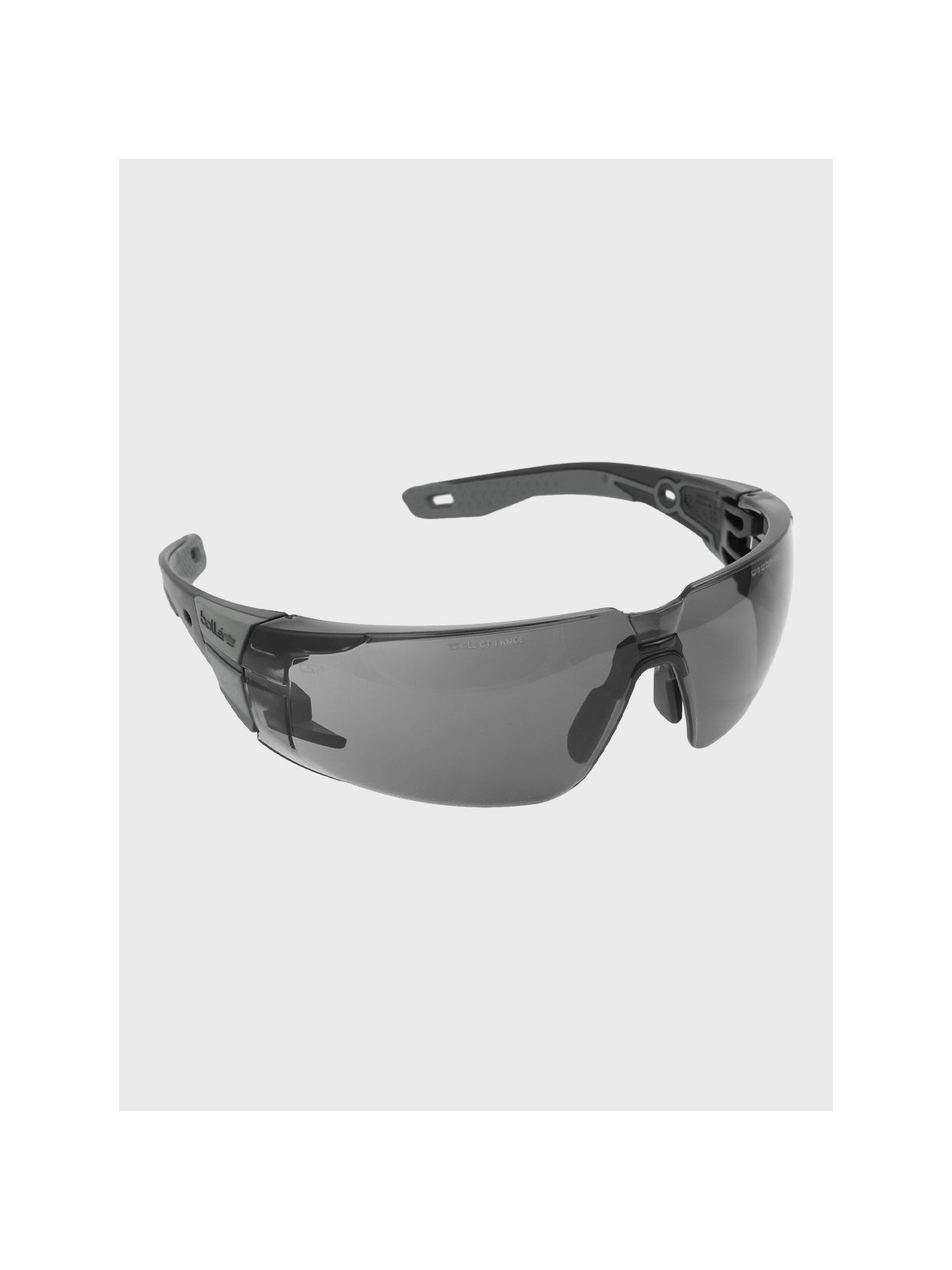 BOLLE Okulary Ochronne BHP RUSH+ 2.0 przydymione szkła Czarno-Szare