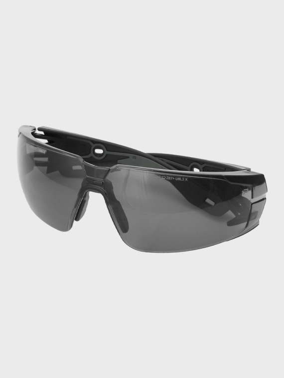 BOLLE Okulary Ochronne BHP RUSH+ 2.0 przydymione szkła Czarno-Szare