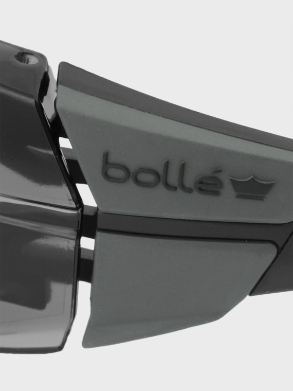 BOLLE Okulary Ochronne BHP RUSH+ 2.0 przydymione szkła Czarno-Szare