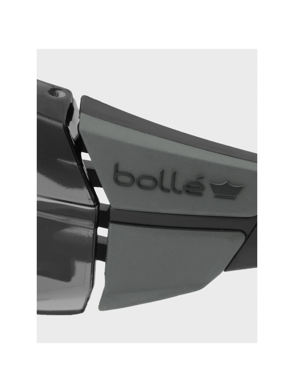 BOLLE Okulary Ochronne BHP RUSH+ 2.0 przydymione szkła Czarno-Szare