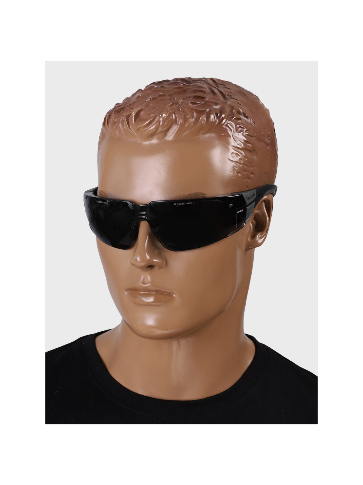 BOLLE Okulary Ochronne BHP RUSH+ 2.0 przydymione szkła Czarno-Szare