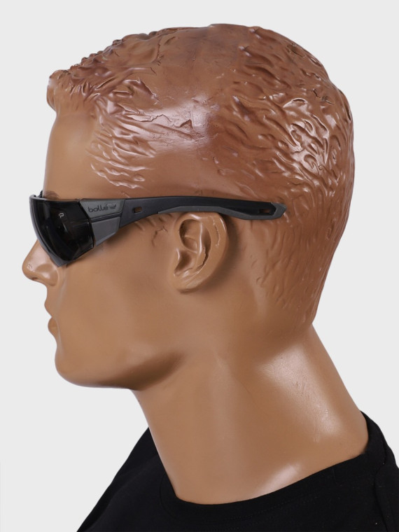 BOLLE Okulary Ochronne BHP RUSH+ 2.0 przydymione szkła Czarno-Szare