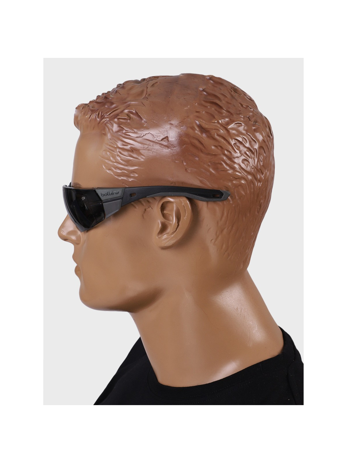 BOLLE Okulary Ochronne BHP RUSH+ 2.0 przydymione szkła Czarno-Szare