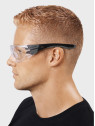 BOLLE Okulary Ochronne BHP RUSH+ 2.0 przezroczyste szkła Czarno-Szare 
