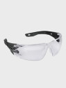 BOLLE Okulary Ochronne BHP RUSH+ 2.0 przezroczyste szkła Czarno-Szare 