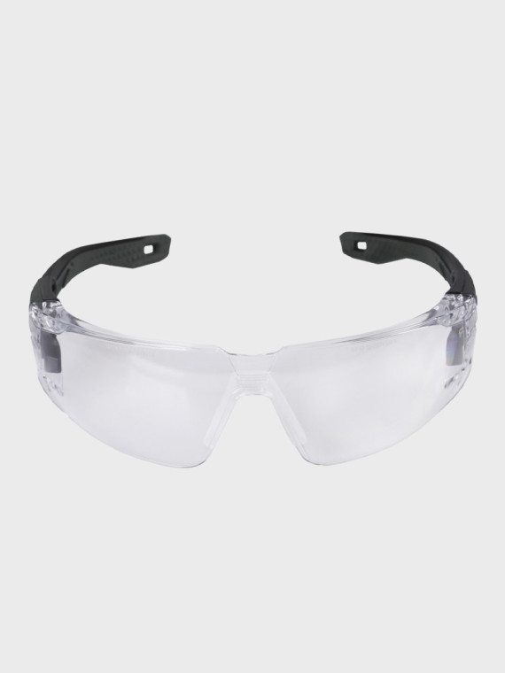 BOLLE Okulary Ochronne BHP RUSH+ 2.0 przezroczyste szkła Czarno-Szare 
