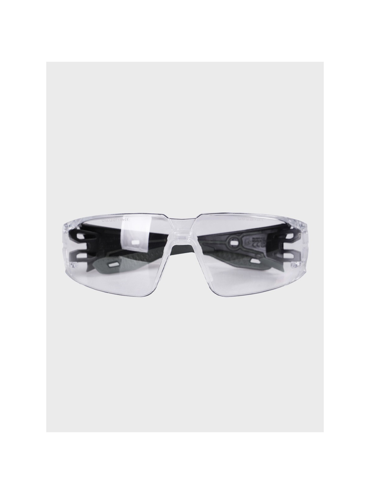 BOLLE Okulary Ochronne BHP RUSH+ 2.0 przezroczyste szkła Czarno-Szare 