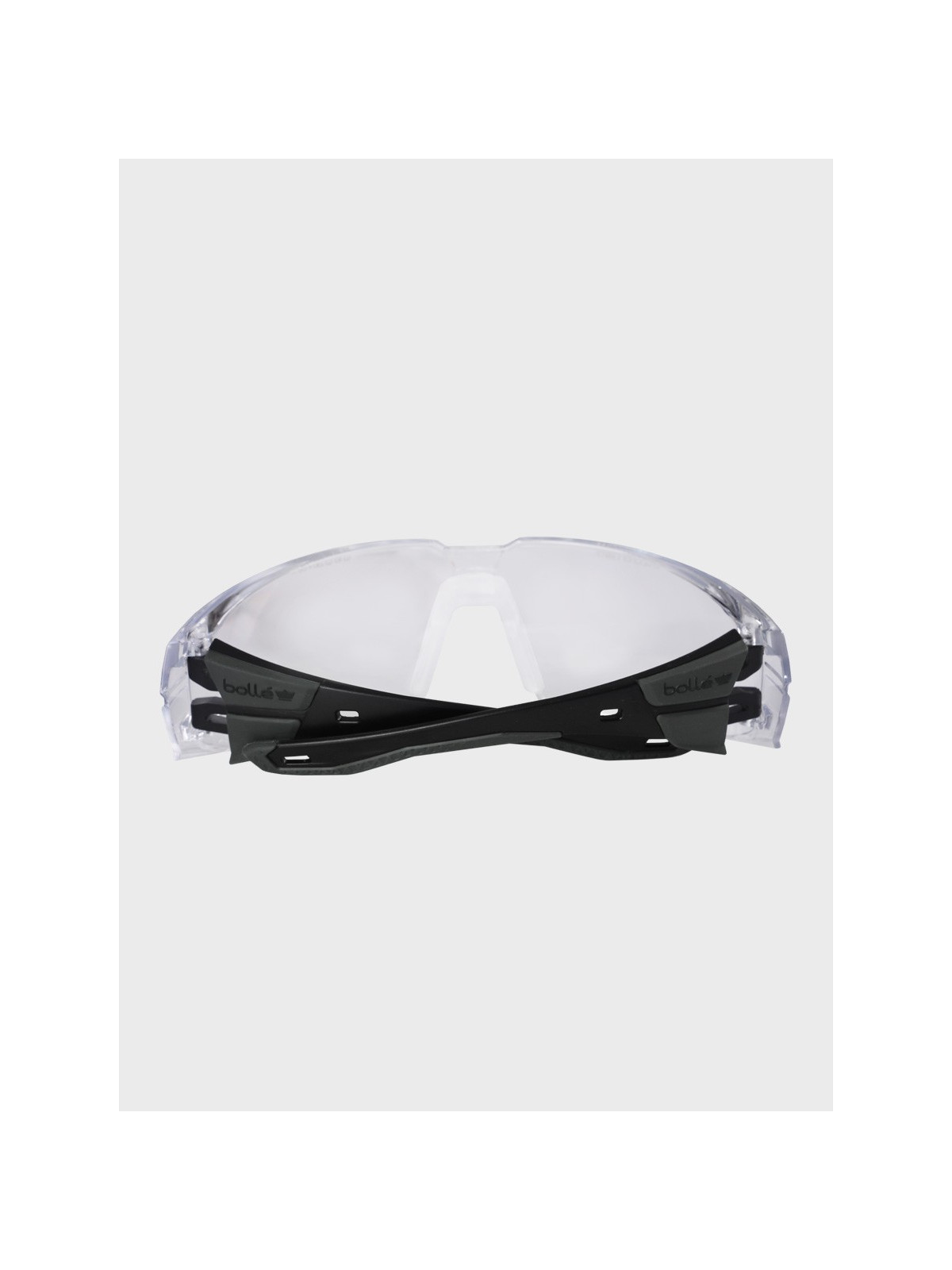 BOLLE Okulary Ochronne BHP RUSH+ 2.0 przezroczyste szkła Czarno-Szare 