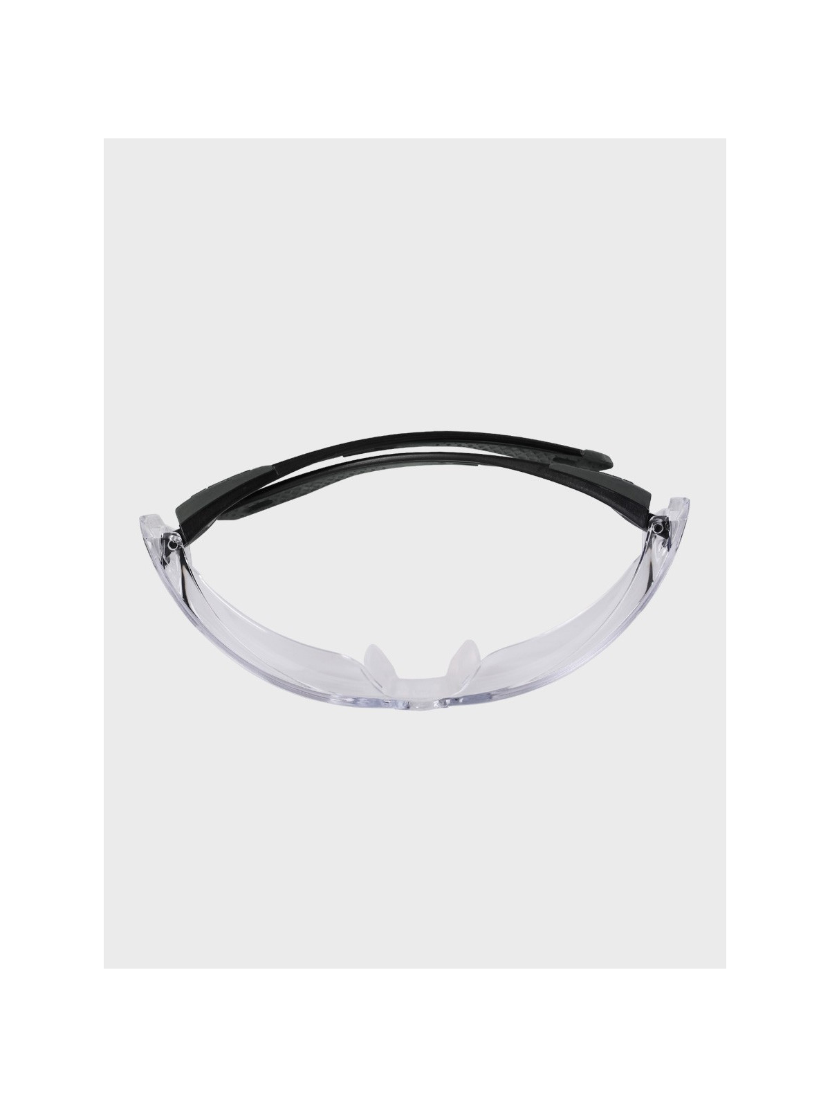 BOLLE Okulary Ochronne BHP RUSH+ 2.0 przezroczyste szkła Czarno-Szare 