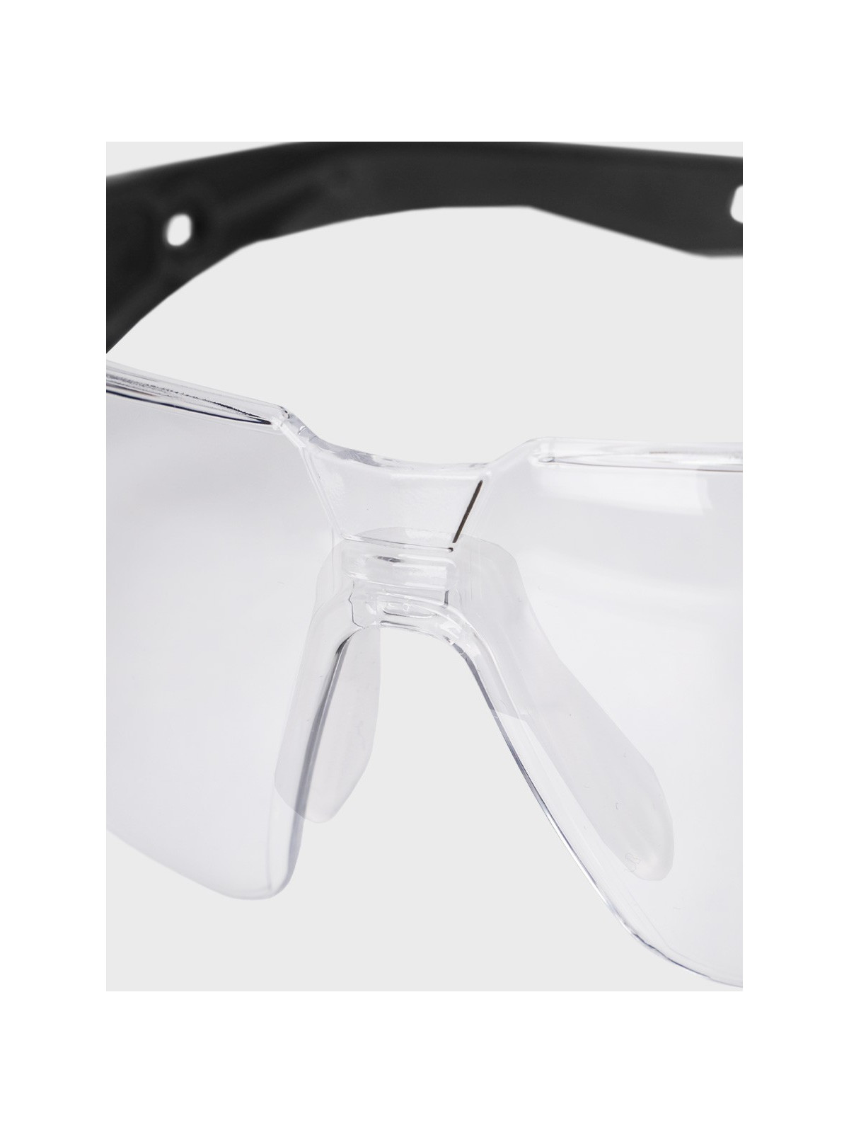 BOLLE Okulary Ochronne BHP RUSH+ 2.0 przezroczyste szkła Czarno-Szare 