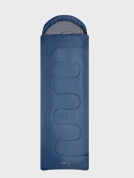 NILS CAMP Śpiwór turystyczny mumia NC2107 5-15°C 220x75cm granatowo-szary