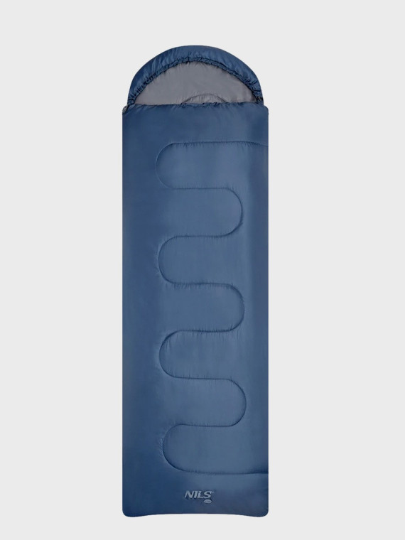 NILS CAMP Śpiwór turystyczny mumia NC2107 5-15°C 220x75cm granatowo-szary